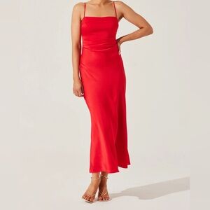 🆕 NWT Astr Cherry red dress